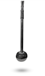 Bomba para Chimarrão inox mod. Anel , tubo e biqueira