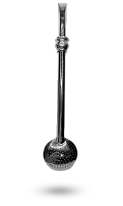 Bomba para Chimarrão inox mod. anel e cuia