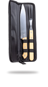 Kit de Garfo e Faca para churrasco