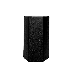 Copo de inox mod. Exagonal 300ml Preto