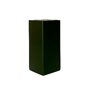 Copo de inox mod. quadrado 250ml Verde