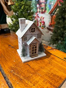 CASA NATALINA COM LED 10X9X14 CM
