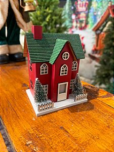 CASA NATALINA COM LED 11,5X9X15 CM