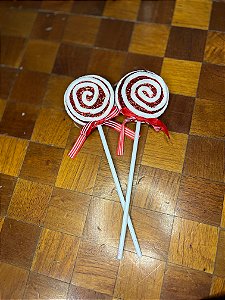 ENFEITE ARV PIRULITO GLIT CANDY