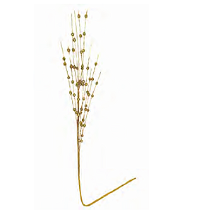 HASTE NATAL - 73CM - DOURADA