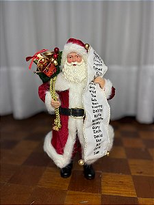 PAPAI NOEL COLECIONÁVEL TRADICIONAL