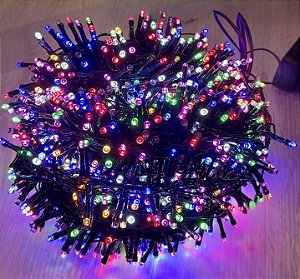 PISCA ESTROBO - 50M - 1600 LEDS - COLORIDO NOVA YORK - BIVOLT