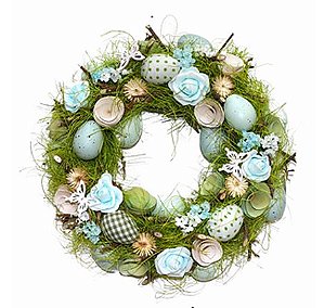 GUIRLANDA DE PÁSCOA RÚSTICA - PRÉ VENDA PÁSCOA 2026