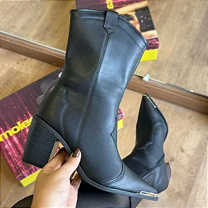 Bota Feminina Moleca Casual Cano Curto ? Ref: 5355.100