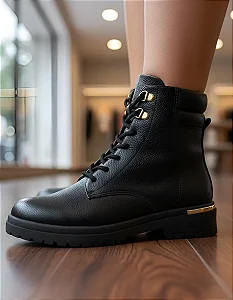 Bota Coturno Feminina Beira Rio Tratorada ? Ref: 9093.301