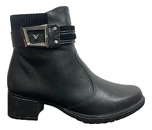 Bota Feminina Mississipi Cano Curto Brilhos Salto Baixo Original - REF: J0782