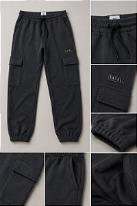 Calça Moletom Masculina Ecko Unltd Cargo Com Punho - REF: 30943