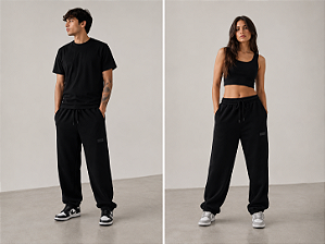 Calça Moletom Unissex Ecko Unltd Jogger Minimalista - REF: 30943