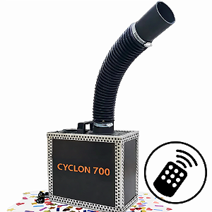 Lançador Confete Sky 700 Máquina Papel Picado Prata (Controle Remoto)