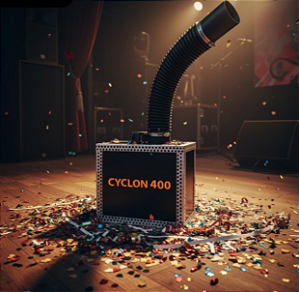 Lançador Confete Sky 400 Máquina Papel Picado Prata