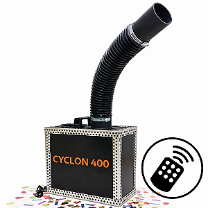 Lançador Confete Sky 400 Máquina Papel Picado Prata (Controle Remoto)