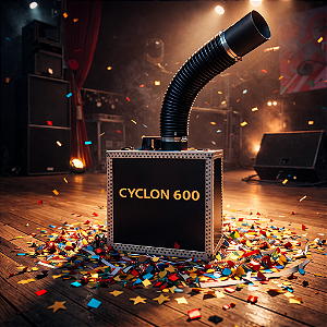 Lançador Confete Sky 600 Máquina Papel Picado Prata