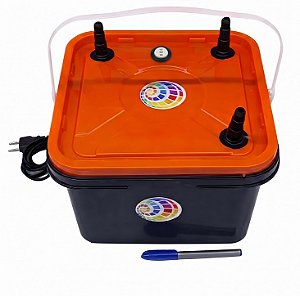 Inflador 3 Bicos Profissional Grande Touch para Bexigas Bolas Bubble