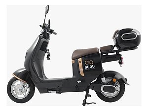Moto Elétrica Sudu A3 1000w - Pilotagem Sem Cnh Econômica Preto