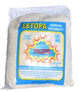 Estopa Branca Especial Para Uso Geral - 500g Limpoplus