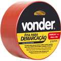 Fita adesiva para demarcação 48mmx30m Vermelha VONDER