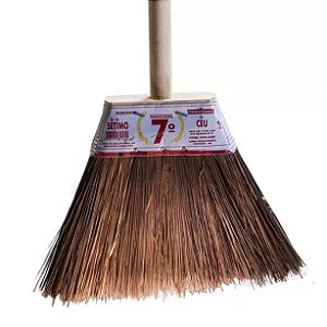 Vassoura Princezinha Sétimo Céu Piaçava