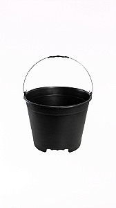 Balde Plástico 12L C/Pegador Preto