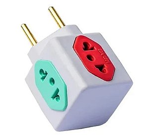 ADAPTADOR CUBO 4 SAIDAS 10A/20A