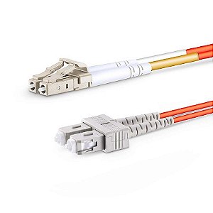 Cordão Óptico DPX MM 62,5/125µ LC-UPC/SC-UPC 10m - CDM.00106.1000