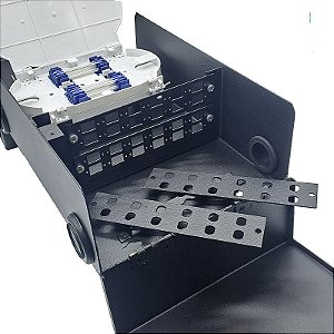 Caixa DIO de Parede 24FO SC/ST PRETO