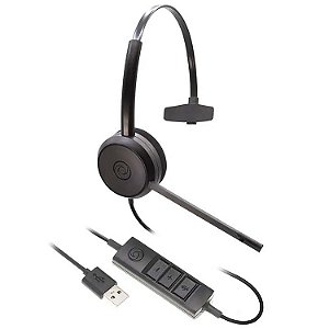 Fone Operador BRAVO USB MONO - Headset Plug USB - 01183-1