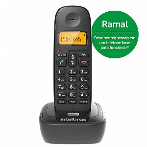 Telefone sem Fio Intelbrás TS 2511 PRETO - RAMAL (4122511)