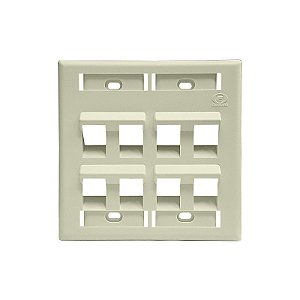 Espelho Plano 4x4 com 8 PORTAS BEGE (35050150)