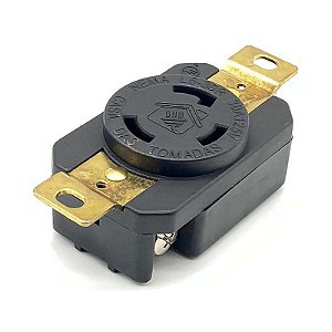 Tomada Padrão NEMA L5-30R 30A 125V 2P+T