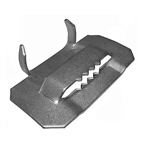 Fecho Dentado para Fita de Aço 430 3/4 x 1mm - 10 peças
