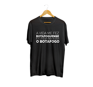 CAMISA A VIDA ME FEZ BOTAFOGUENSE (INFANTIL)