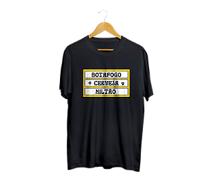 CAMISA BOTAFOGO, CERVEJA E NILTÃO (PLUS SIZE)