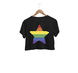 CROPPED ESTRELA LGBT