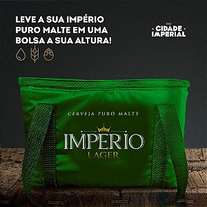 Bolsa Térmica 15 litros Verde - Império Lager