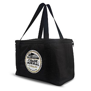 Bolsa Térmica 15 litros Preta - Cerveja Cidade Imperial