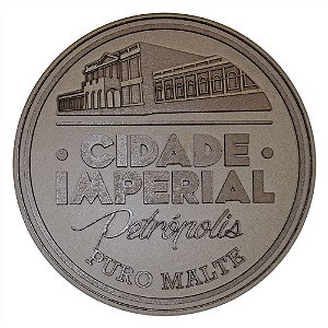 Quadro Artesanal MDF em alto relevo da Cervejaria Cidade imperial