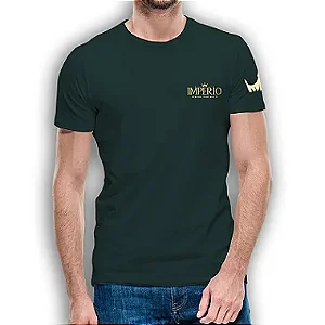 Camiseta Império Gola Careca Verde