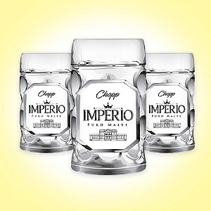 Kit 3 Caneca Chopp Império