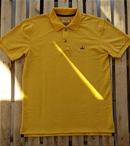 BABY LOOK POLO IMPERIO COROA MOSTARDA-P