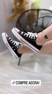 Tênis Converse All Star Branco Lona Feminino e Masculino sola baixa – Luna  Calçados