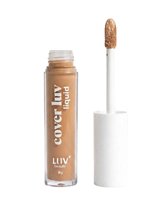 Corretivo Líquido Luv Beauty – cobertura média/alta com toque aveludado