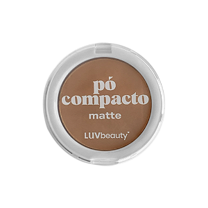 Pó Compacto Luv Beauty – toque aveludado e controle de oleosidade para todos os tons de pele
