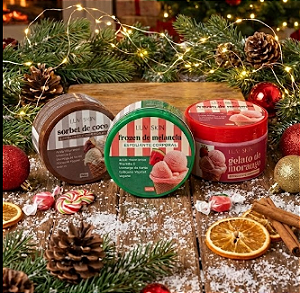 Kit de Esfoliantes Banho Premium Luv Beauty – pele renovada e macia