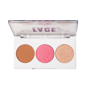 Face Kit Luv Beauty – trio maquiagem compacto e multifuncional