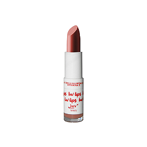 Batom LuvLips Cremoso Hidratante Luv Beauty – conforto, cor intensa e tratamento labial